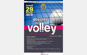 Tournoi de Volley inter-associations - 29 février 2020